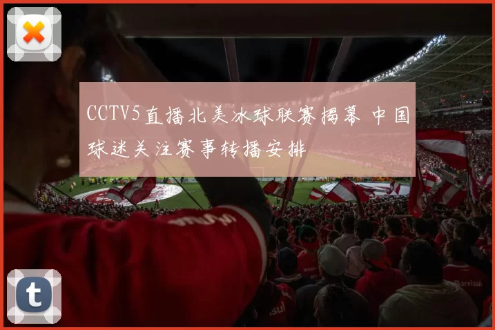 CCTV5直播北美冰球联赛揭幕 中国球迷关注赛事转播安排