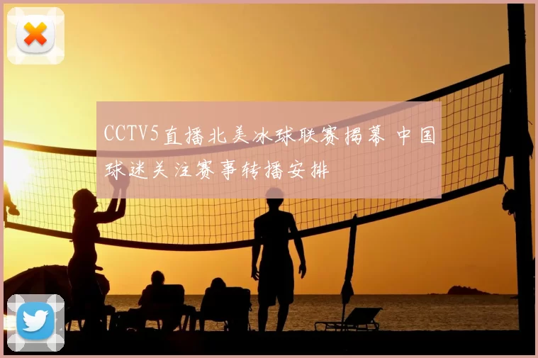 CCTV5直播北美冰球联赛揭幕 中国球迷关注赛事转播安排